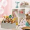 Sorbus Woven Basket Bin Set - Shelf Storage for Household Items - Stackable with built-in Carry Handles (9 Pack)